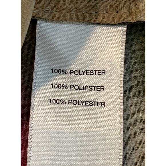 Chicos Multicolor Stripe Button Front Tie Front Shirt Medium / Chicos Size 1 - Picture 4 of 6